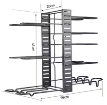 Vertical Lid Organizer for Pots and Pans