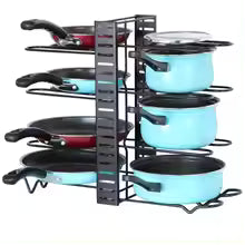Vertical Lid Organizer for Pots and Pans