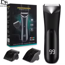 Afeitadora eléctrica profesional para hombre — recorte de precisión
