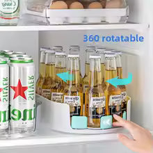 Organizador Giratorio 360° para Nevera y Frigorífico