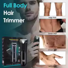 Afeitadora eléctrica profesional para hombre — recorte de precisión
